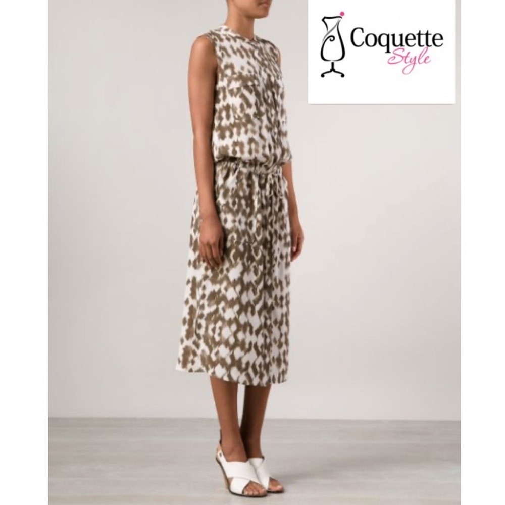 Vince Silk Shirt Dress